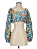 Vestique Blue 3/4 Sleeve Blouse Size S - photo 1