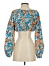 Vestique Blue 3/4 Sleeve Blouse Size S - photo 2