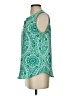 verse 100% Polyester Green Sleeveless Blouse Size S - photo 5