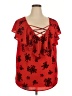 Tempted Red Sleeveless T-Shirt Size 2X - photo 1