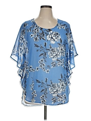 Joseph Ribkoff Short Sleeve Blouse (view 1)