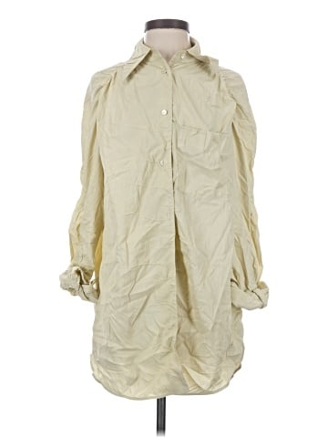 Cos 3/4 Sleeve Button-Down Shirt (view 1)