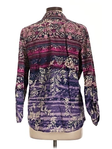 Norm Thompson Long Sleeve Button-Down Shirt (view 2)