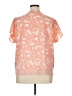 DKNY 100% Polyester Orange Short Sleeve Blouse Size XL - photo 2