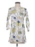 Roller Rabbit 100% Cotton Yellow 3/4 Sleeve Blouse Size XS - photo 1