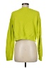 Hyfve 100% Nylon Solid Green Pullover Sweater Size M - photo 2
