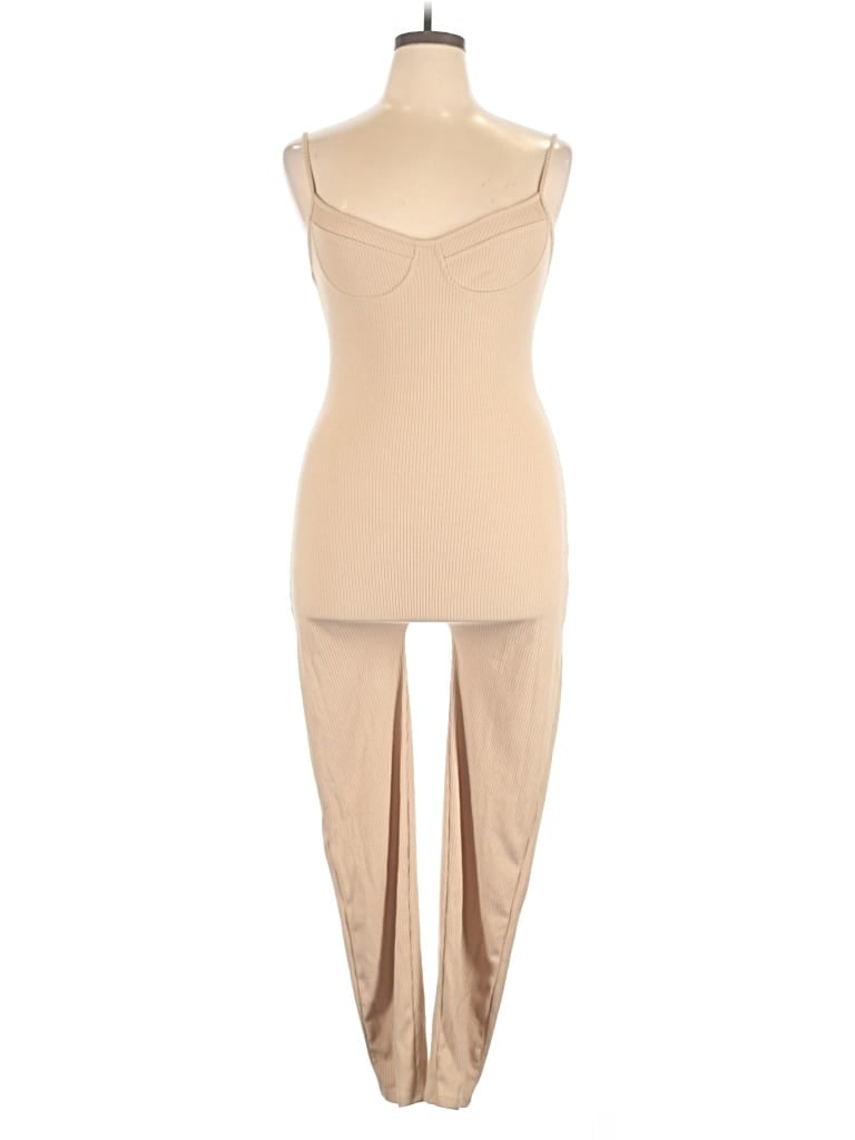 Pre-owned Shein Jumpsuit In Tan