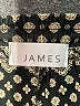 James 100% Polyester Print Ivory Shorts Size M - photo 3