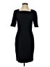 Ann Taylor Solid Black Cocktail Dress Size 4 Petite - photo 1