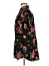 Unbranded 100% Polyester Floral Black 3/4 Sleeve Blouse Size 8 - photo 5