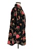 Unbranded 100% Polyester Floral Black 3/4 Sleeve Blouse Size 8 - photo 4