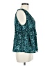 Forever 21 Contemporary 100% Polyester Teal Tank Top Size M - photo 4
