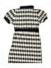 Shein 100% Polyester Argyle Black Dress Size 9 - photo 2