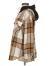 Shein 100% Polyester Plaid Tan Poncho Size L - photo 5