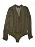 Reset 100% Polyester Green Long Sleeve Blouse Size M - photo 1