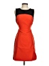 Milly Color Block Orange Cocktail Dress Size 4 - photo 1