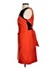 Milly Color Block Orange Cocktail Dress Size 4 - photo 5