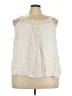 Torrid Ivory Sleeveless Blouse Size 3X Plus (3) - photo 1