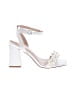 Lulus White Sandals Size 5 - photo 1