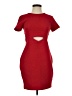 Express Solid Red Cocktail Dress Size S - photo 1