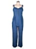 Old Navy 100% Cotton Blue Overalls Size L - photo 1