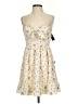 Lulus 100% Polyester Floral Ivory Cocktail Dress Size S - photo 1