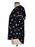 Catherine Malandrino Black Short Sleeve Blouse Size L - photo 5