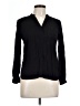 Atmosphere Black Long Sleeve Blouse Size 10 - photo 1