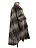 LUCCA 100% Polyester Gray Poncho Size M - photo 4