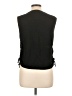 FRAME 100% Linen Black Sleeveless T-Shirt Size L - photo 2