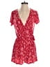 Olivia Grey Paisley Red Romper Size S - photo 1