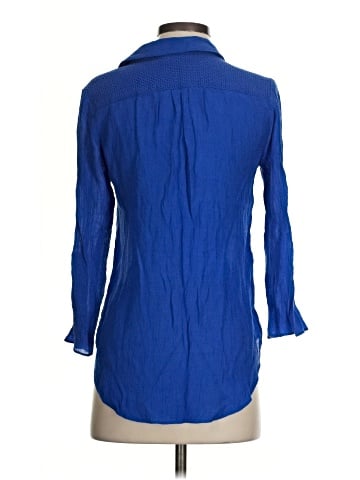 AB Studio 3/4 Sleeve Button-Down Shirt (view 2)