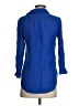 AB Studio Blue 3/4 Sleeve Button-Down Shirt Size S - photo 2