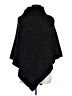 Steve Madden Tweed Black Poncho One size - photo 1