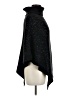 Steve Madden Tweed Black Poncho One size - photo 4