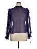 River Island 100% Polyester Purple 3/4 Sleeve Blouse Size 14 - photo 1