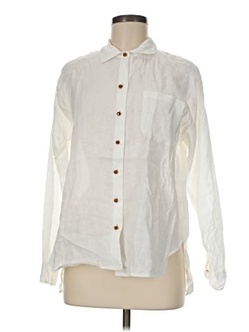 Magaschoni Long Sleeve Button-Down Shirt (view 1)
