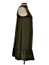 Taylor 100% Polyester Solid Green Casual Dress Size 10 - photo 4