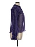 River Island 100% Polyester Purple 3/4 Sleeve Blouse Size 14 - photo 4