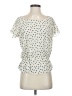 Joie 100% Silk Ivory Short Sleeve Silk Top Size S - photo 1