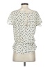 Joie 100% Silk Ivory Short Sleeve Silk Top Size S - photo 2