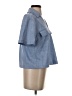 MICHAEL Michael Kors Blue Short Sleeve Blouse Size S - photo 4