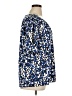 Notations Animal Print Blue Short Sleeve Blouse Size 1X - photo 4