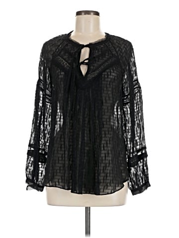Rebecca Taylor 3/4 Sleeve Silk Top (view 1)