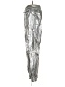 Target 100% Nylon Metallic Silver Casual Pants Size S - photo 5