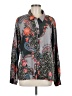 Tolani 100% Modal Paisley Gray Long Sleeve Blouse Size M - photo 1