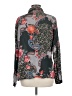 Tolani 100% Modal Paisley Gray Long Sleeve Blouse Size M - photo 2