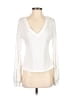 Shein Ivory Long Sleeve Blouse Size 8 - 10 - photo 1