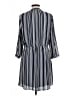 DR2 100% Polyester Stripes Blue Casual Dress Size L - photo 2