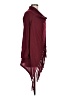 Unbranded Burgundy Poncho Size L - photo 4